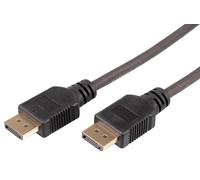 8K at 60Hz DisplayPort LSOH Lead, Male to Male, 2m - LSZH-DP8K002