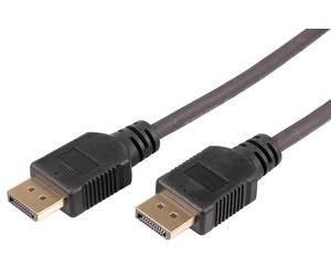8K at 60Hz DisplayPort LSOH Lead, Male to Male, 2m - LSZH-DP8K002