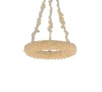 8k+ Clear Color Crystal Glass Hanging Lamp Diameter 19.68in Circle Shape Pendant Lightled Single Head LED E27 Base modernity Chaners For Bedside Tea Room Mall Coffee Shop Living Room Bar