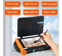 8K H.265 IP Camera Test X9-MOVTADHS Pro 8MP TVI/CVI/AHD/CVBS Camera Tester with POE++ Max 90W Power 7000mAh Battery(X9-AHDS Pro)