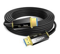 8K HDMI Cable 20M, Ultra High Speed 48Gbps HDMI 2.1 Cable Support 8K@60Hz 4K@120Hz HDR eARC 3D Dolby Atmos HDCP 2.2/2.3 for Laptop, Monitor, PS5, PS4, Xbox One, Fire TV, Apple TV PC