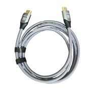8K HDMI High-Speed Grey Cable 2m 48Gbps Ultra High Speed Cable, Supports 3D Formats and with Audio Return Channel/Fire TV/Roku TV/Playstation 5/Xbox Series X/Samsung/Sony/LG (2m Cable, Black)
