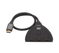 8K HDMI Splitter 3 in 1 Out, 8K 60hz HDMI Selector HDMI Duplicator, HDR 10, HDCP 2.3, HDMI 2.1 HD Multimedia Interface Switcher Video HDMI Hub for TVs, No Setup