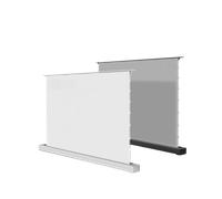 8K Long Throw ALR Grey Ambient Light Rejecting Smart Motorized Tab-Tension Electric Floor-Rising Projector Screen - 2024 Edition