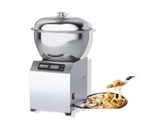 8kg Electric Dough Kneading Machine 2200w, Spiral Dual-Rotation Mixer with Stainless Steel Bowl and Glass Lid for Commercial Bakery, Pizza, Roti, Home Use