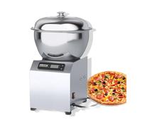 8kg Electric Dough Mixer, Dual-Rotation Spiral Dough Kneading Machine with Stainless Steel Bowl, Glass Lid, Ideal for Bakery, Pizza Home Kitchens
