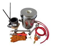 8KG Gas Metal Melting Furnace Propane Forge Casting Tool Gold Foundry Refine