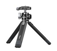 8KLANMMQ Camera Video Vlog Kit Camera Tripod Quick Release BallHead 2.5kg Payload with Rotatable Cold Shoe 1/4-inch Interface (Color : Black)