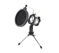 8KLANMMQ Desktop Universal Anti- Microphone Shock Mount Holder Tripod Stand Bracket