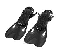 8KLANMMQ Kids Anti-Slip Swimming Fins Adjustable Strap Diving Fins Heel Swim Fins Flippers Snorkeling Scuba Equipment (D Medium)