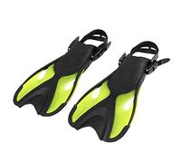 8KLANMMQ Kids Anti-Slip Swimming Fins Adjustable Strap Diving Fins Heel Swim Fins Flippers Snorkeling Scuba Equipment (Gray Small)
