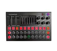 8KLANMMQ M9 Audio Interface Sound Card Live Voice Mixer Exterl USB Sound Card Multiple Effects Sound Card Mixer Board