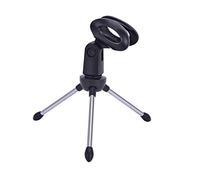 8KLANMMQ Mic Stand Bracket Desktop Adjustable Microphones Tripods Holder Mini Portable Table Tops Microphone Tripod Zinc Alloy