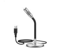 8KLANMMQ Microphone Mini Gooseneck USB Microphone for Computer&Laptop Plug&Play Ideal for Gaming,Streaming,Voiceover