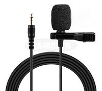 8KLANMMQ Microphone Mini Microphone 3.5mm Type C Condenser Audio Recording Tie Clip Mic for PC Laptop Portable Microphone (Color : 3.5mm Plastic) (Black)