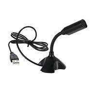 8KLANMMQ Microphone Mini USB Speech Recording Microphone Adjustable Laptop Microphone Stand Mic with Holder for Desktop PC