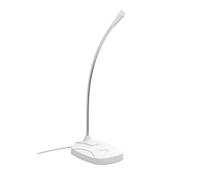8KLANMMQ Microphone Omnidirectional Microphone High Sensitivity USB Mic for Desktop PC/Laptop/Computer/Notebook Accessories (Color : White) (White)