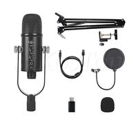 8KLANMMQ Microphone Profession Condenser Microphone for Phone Gaming Studio Recording USB Microphone for PC Computer Mic Stand Pop Filter