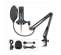 8KLANMMQ Microphone Profession Studio Condenser Microphone for Computer Vocals Recording with Stand USB Microphone for Stream Vocal Voice