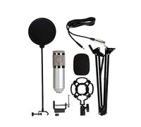 8KLANMMQ Microphone Professional Condenser Computer Microphone with 3.5mm Standard Connector for Singing Recording Broadcast