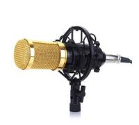 8KLANMMQ Microphone Professional Condenser Microphone Kit:Microphone for Computer+Shock Mount+Foam Cap+Cable As Microphone