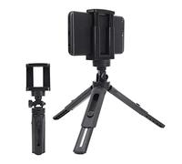 8KLANMMQ Mini Tripod Stand Desktop Portable PhotograpHand Grip Tripod with 1/4 Screw for Smartphone SLR Camera (Color : Black)