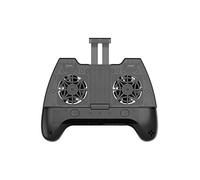 8KLANMMQ Mobile Gamepad Controller Joystick Cooling Fans Power Band Gamepad Four Finger Peripherals Auxiliary (Color : Blue) (Black)