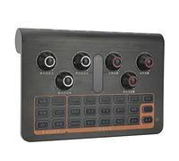 8KLANMMQ Portable Tuning Sound Card 16 Audio Controller for Phone TER Pc Mic Webcast Live