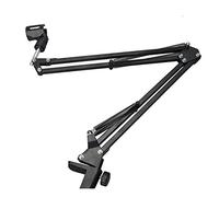 8KLANMMQ Professinoal Broadcasting Live Mic Stand Microphone Scissor Arm Suspension Boom Mount Shock Holder Studio Sound for PC Desktop