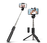 8KLANMMQ Selfie Stick Tripod Wireless Selfie Stick for Devices Portable Lightweight Home Travel Use Anti-Shake Handheld