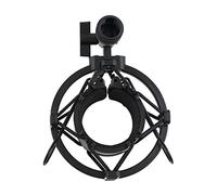 8KLANMMQ Universal 3KG Bearable Load Mic Microphone Shock Mount Clip Holder Stand Radio Studio Sound Recording Bracket Black Profe