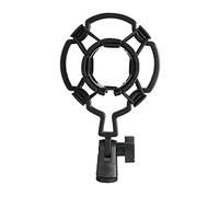 8KLANMMQ Universal Professional Condenser Microphone Mic Shock Mount Holder Studio Recording Bracket for Large Diaphram Mic Clip Black