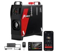 8KW Diesel Heater, HBS1S Portable Diesel Air Heater with App Control, 10-Temperature Settings, 18% Boost in Burning Efficiency, Auto Start-Stop, and 240V AC 12V 24V DC, for Car, Campers, 2025 Upgraded