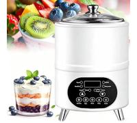 8l/12l Yogurt Maker Machine Commercial Yogurt Maker with Time and Temperature Control Dough Proofer Machine Sweet Rice Wine Maker for Home White 12L