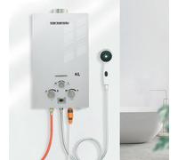 8L 16KW Outdoor Instant Gas Water Heater with Shower Head