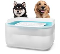 8L/2.1Gal Dog Water Fountain for Medium to Large Dogs, Spine-Friendly Dog Water Bowl Dispenser with Ultra Quiet Pump & Multiple Filtration for Dogs Cats Multi-Pet Home