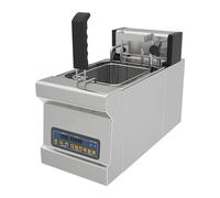 8L Electric Fryer 3000W Deep Single-cylinder French fries fried chicken constant temperature fryer Safety Easy Clean