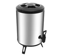 8L Insulated Beverage Dispenser with Tap Cold & Hot Water and Drink Bottles Thermos Cooler Barrel Flask Cans Barrel Vacuum Dispenser Bottle for Jug Coffee Pot Tea