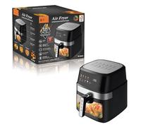 8L Large Capacity Air Fryer With Visual Window & Smart Touch Screen - Oil-Free Multi-Functional Electric Airfryer For Home Kitchen