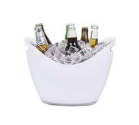 8L Large Ice Bucket with Handle,Acrylic Ice Bucket Beverage Tub Champagne Bucket Large Drink Bucket for Party,Bar,Home Cooling Beer, Champagne and Wine