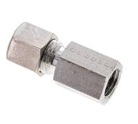 8L & M12x1.5 Stainless Steel Straight Compression Fitting with Female Threads 315 bar ISO 8434-1