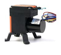 8L/min HLVP6 Diaphragm Vacuum Pump 12V 24V BLDC Motor Negative 0.05Mpa Suction for Lab Analysis, Beauty(HLVP6-PB12)
