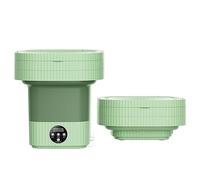 8l portable mini washing machine foldable,Portable Washing Machinefor Socks Underwear Baby Clothes,Suitable for Apartment Camping RV Travel laundry (Color : Green, Size : 1pcs)