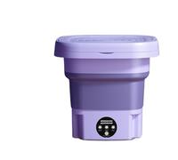 8L Portable Small Foldable Washing Machine with Spin Dryer For Socks Underwear Panties Washer Household(DVP211LC-SL,EU)