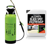 (8L, ProKleen Ultimate Black Spot Destroyer) Garden Sprayer Pump Action Patio Cleaner Kits