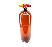 8L Quarter Barrel PET Keg for Home Brewing - Includes Ball Lock Disconnect & Strainer - Durable, Leak-Proof, Compact (155mm Diameter) - Ideal for Beer, Cider, Cold Brew