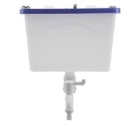 8L Wall Mounted Plastic Water Tank - Space Saving Washroom Solution Universal Fit Old-Fashioned Style Durable Easy Installation Ideal for Small Bathrooms
