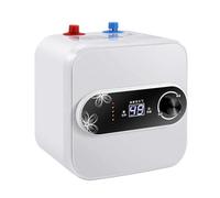 8L Water Storage Instant Electric Water Heater Rapid Heat Insulation Digital Display Thermostat Knob Control Up Down Water Inlet Widely Applied