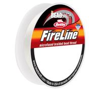 8Lb Fireline Crystal Pre Waxed Beading Thread .007In 0.17mm Diameter 15 Yard