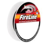 8Lb Fireline Smoke Pre Waxed Beading Thread .007In 0.17mm Diameter 15 Yard